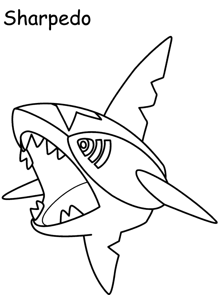 Plansa de colorat cu Pokemon 78 76